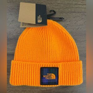 The North Face Vibrant Orange Knit Beanie